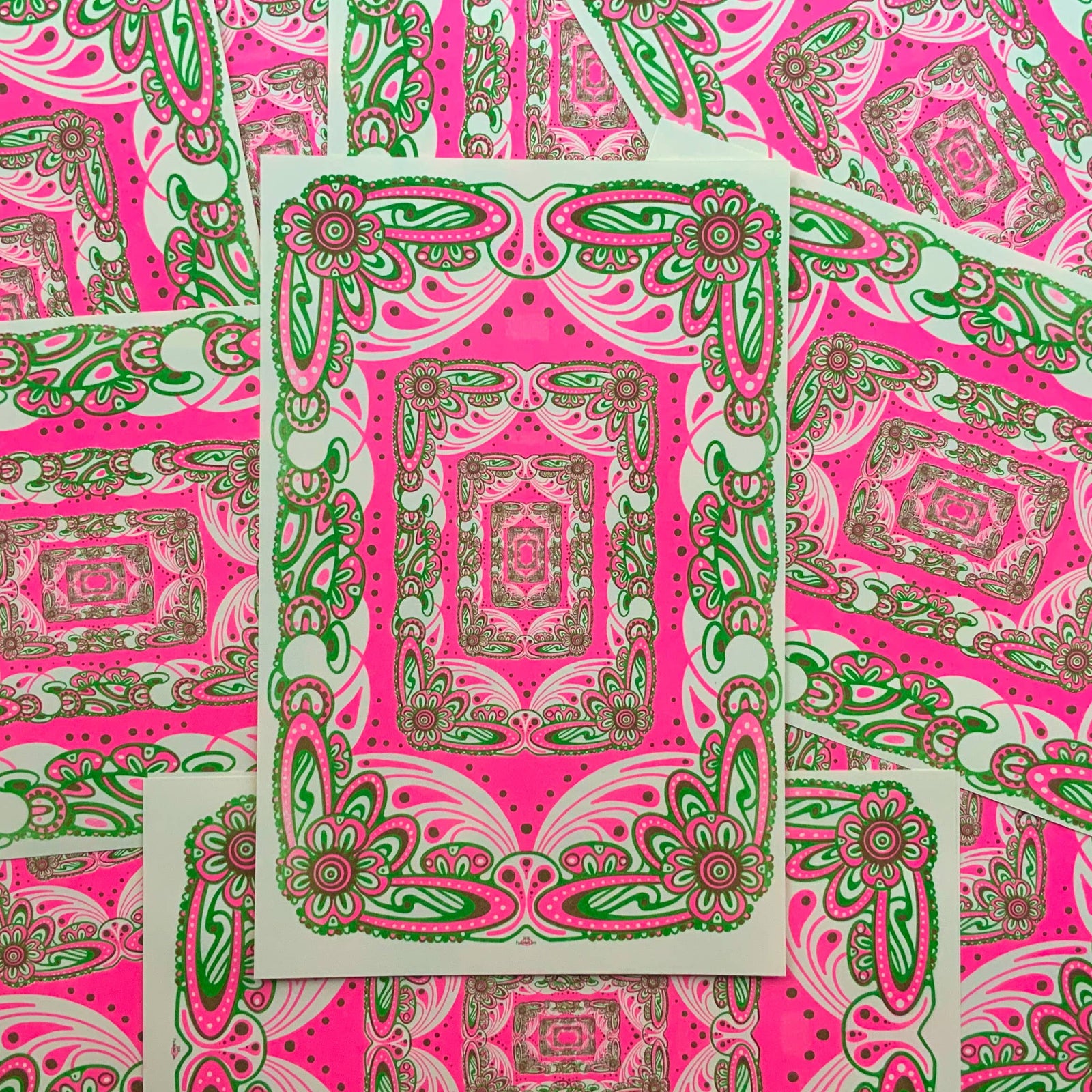 Psychedelic Blacklight - Riso Print (17 x 11)