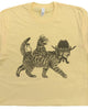 Cowboy Cat Shirt - Retro Graphic Tee