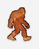 Woodgrain Sasquatch Vinyl Sticker