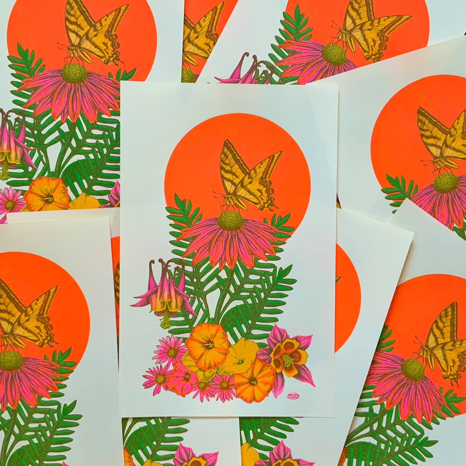Butterfly - Riso Print (17 x 11)