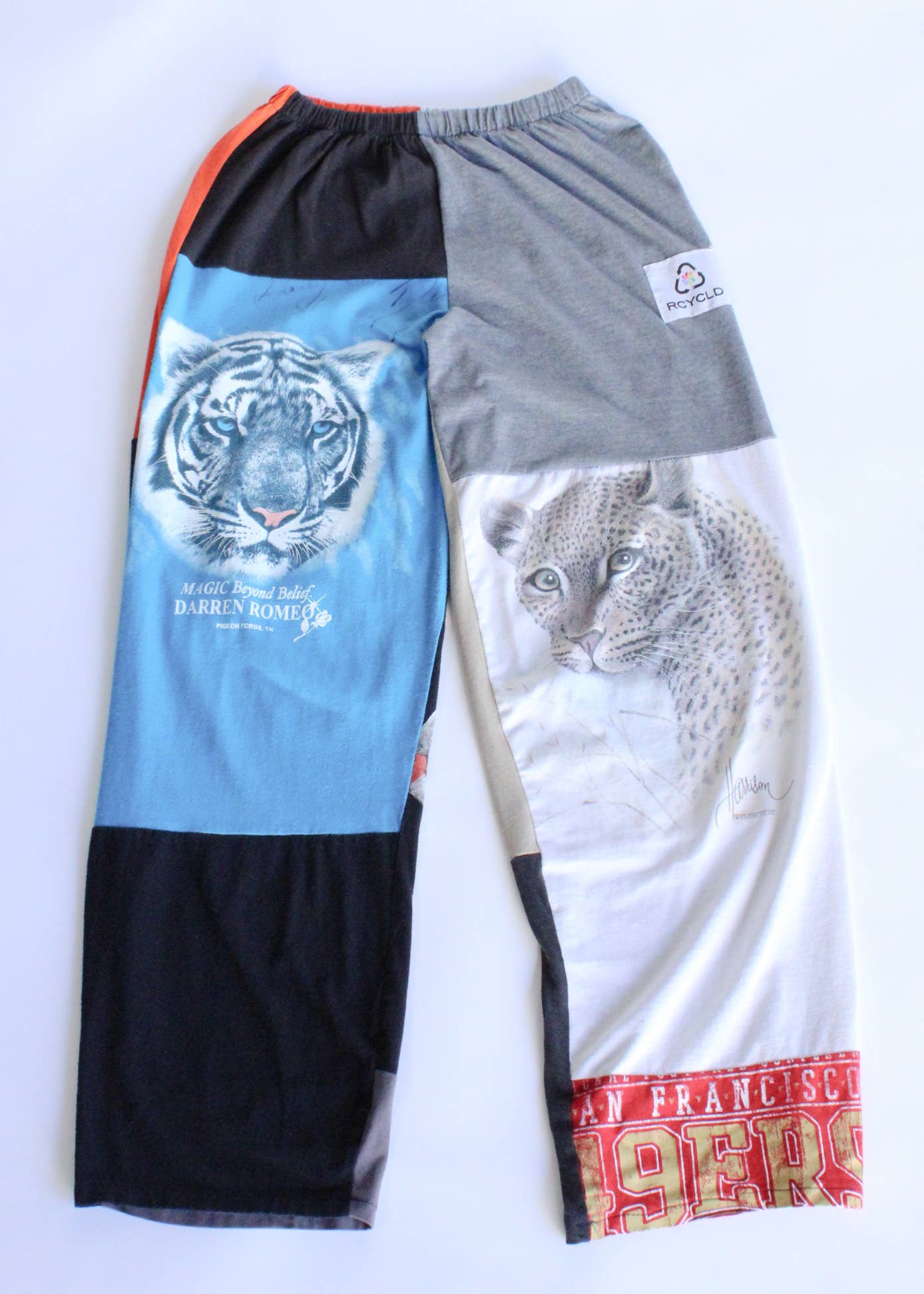 Graphic Tee - Upcycled Pants