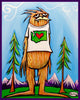 Sasquatch Is Big In Washington Sticker