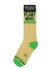 Plant Nerd Gym Crew Socks