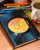 Large LP Vinyl Record Journal - Upcycled