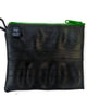 Large Zipper Pouch w/Liner- Upcycled Bike Tube