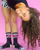 I Shit Glitter Gym Crew Socks