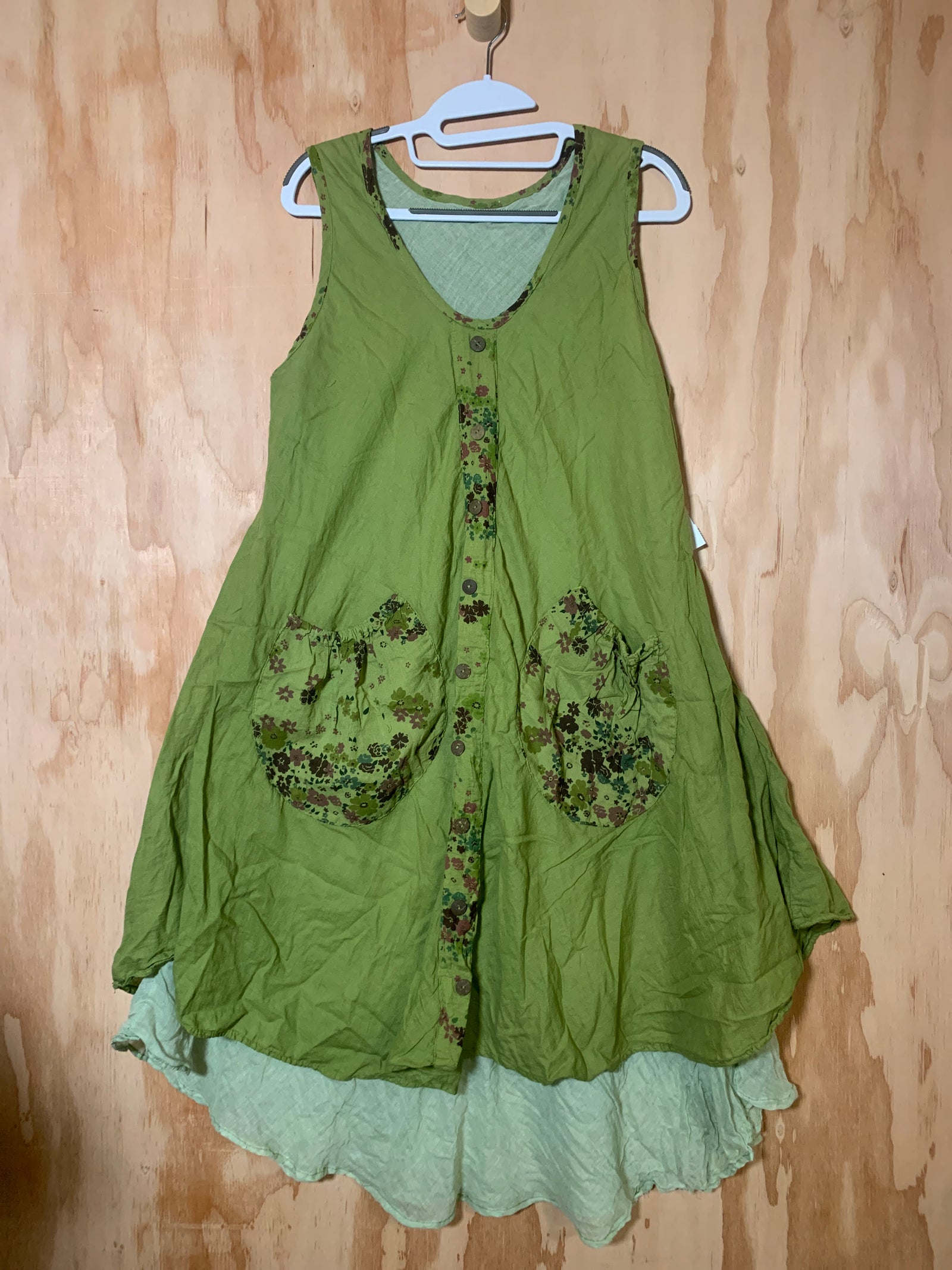 DRESS (Olive) - No Label