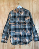 Distressed flannel shirt (upcycled)