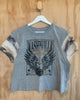 Restyled Tees with Crochet Sleeves