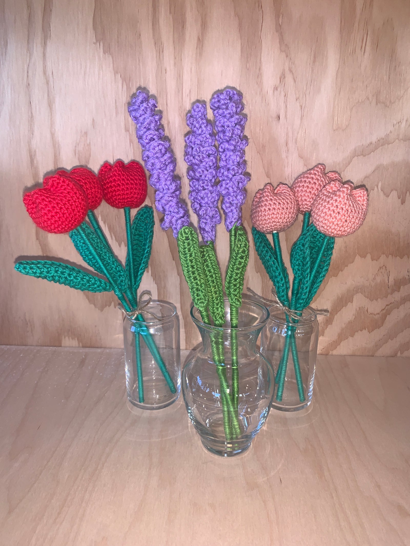 Loop Bloom Vases (Crochet)