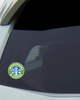 I Love Sounders & Coffee Vinyl Sticker