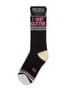 I Shit Glitter Gym Crew Socks