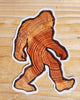 Woodgrain Sasquatch Vinyl Sticker
