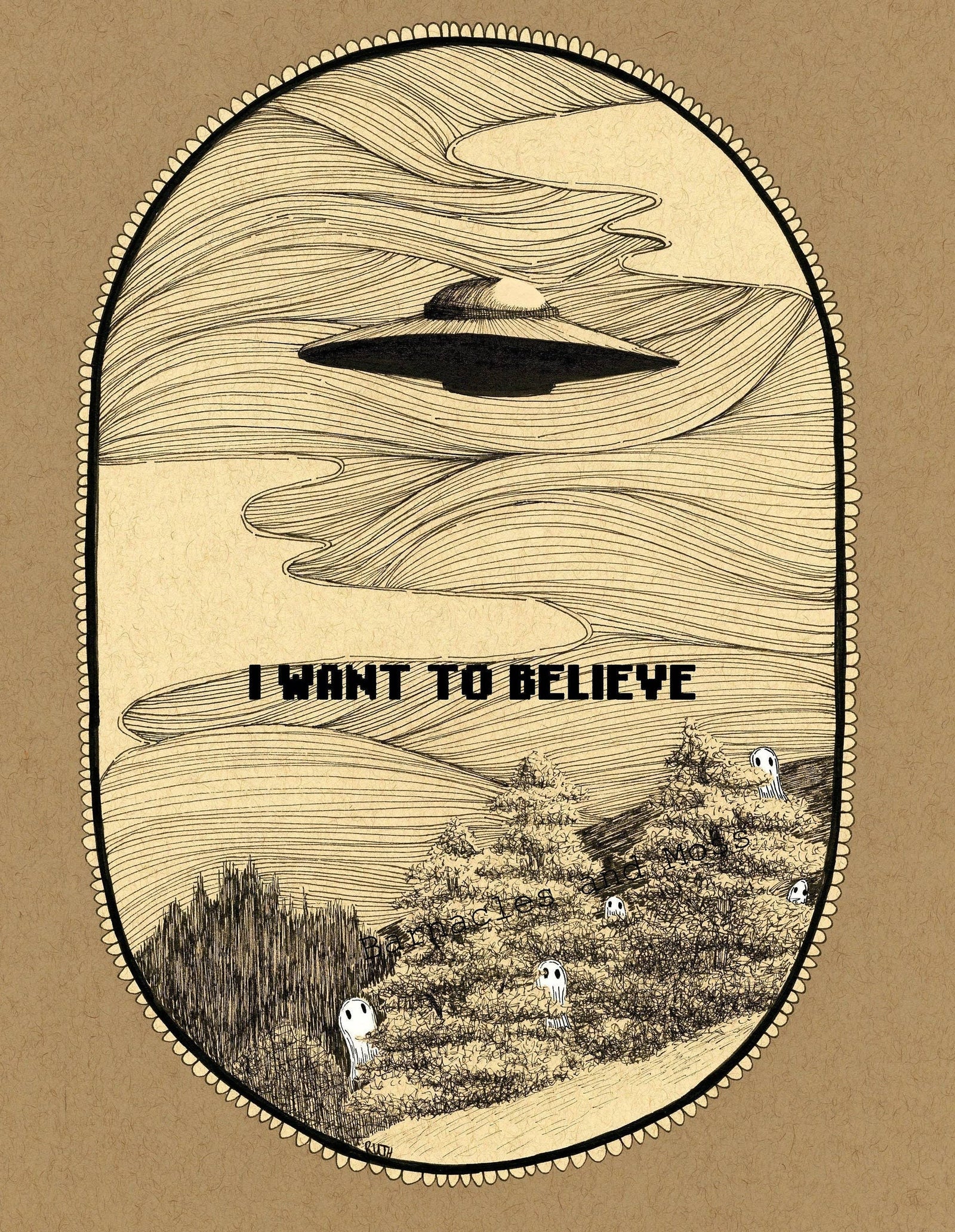 I Want To Believe - Fine Art Print (11 x 8.5)