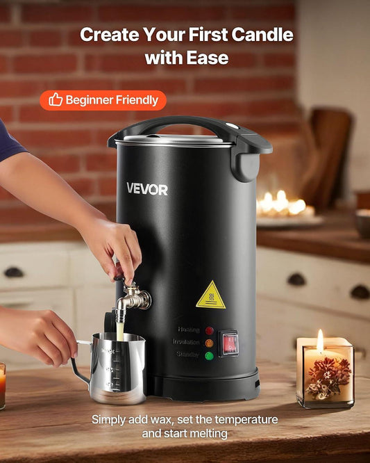 Vevor 5L Electric Wax Melter with Candle Making Kit