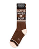 Coffee Makes Me Poop Gym Crew Socks