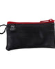 Small Zipper Pouch w/Liner- Upcycled Bike Tube