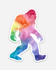 Rainbow Sasquatch Sticker