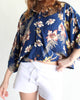 Upcycled - Crop Tropical Shirt